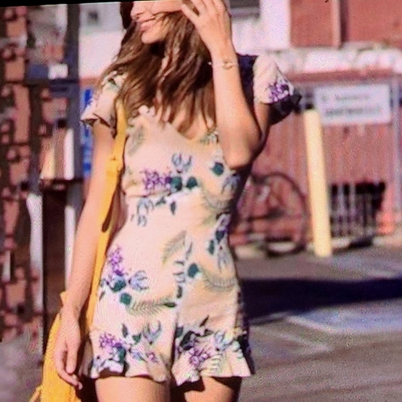 For love and lemons floral romper summer vacation beach - Picture 2 of 13